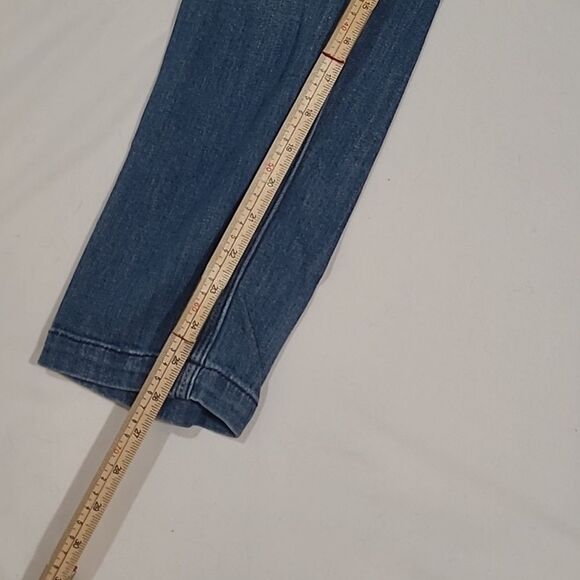 Pilcro & The Letterpress anthropologie Distressed Straight Leg Utility Sz 24x26 - Picture 11 of 14